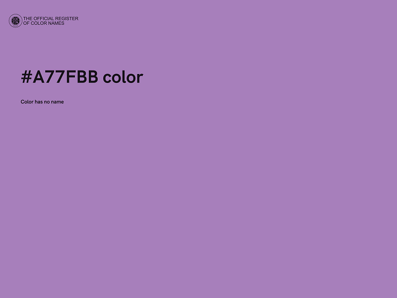#A77FBB color image