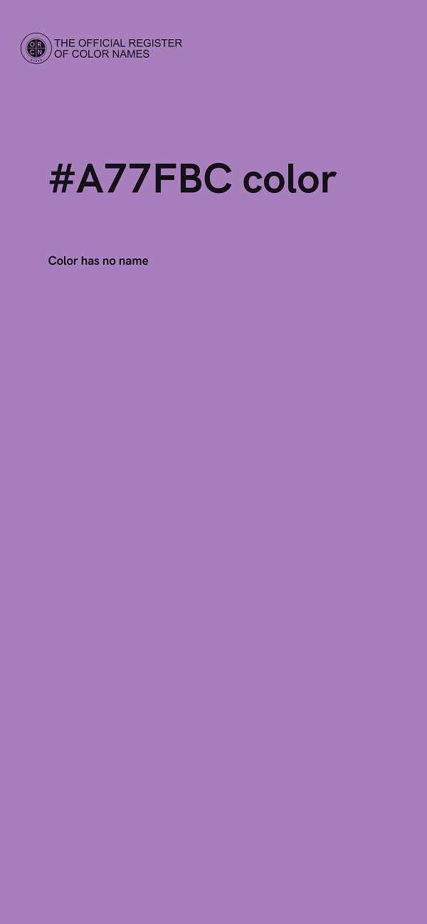 #A77FBC color image