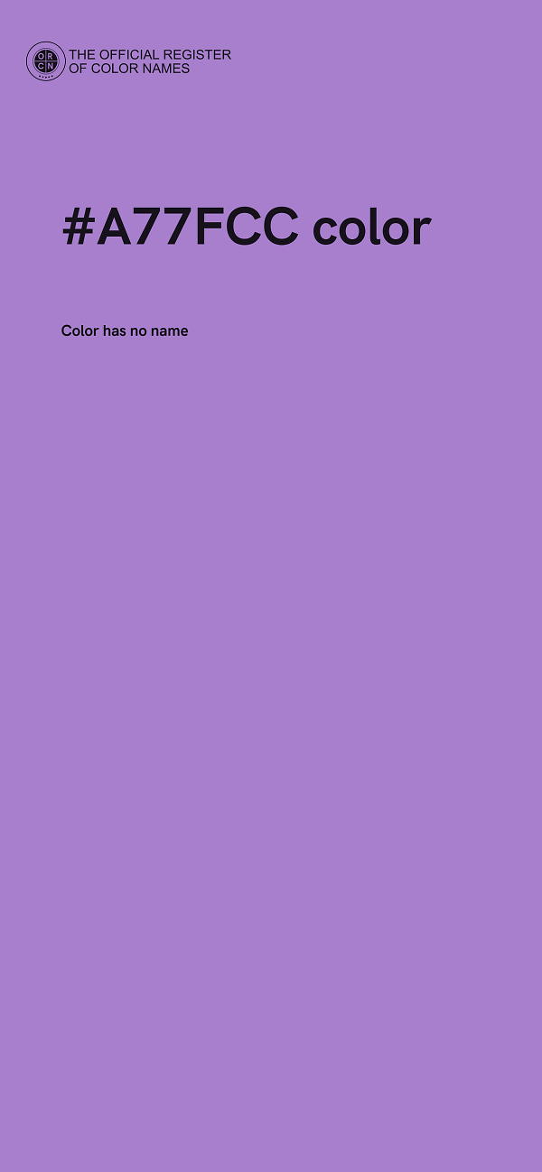 #A77FCC color image