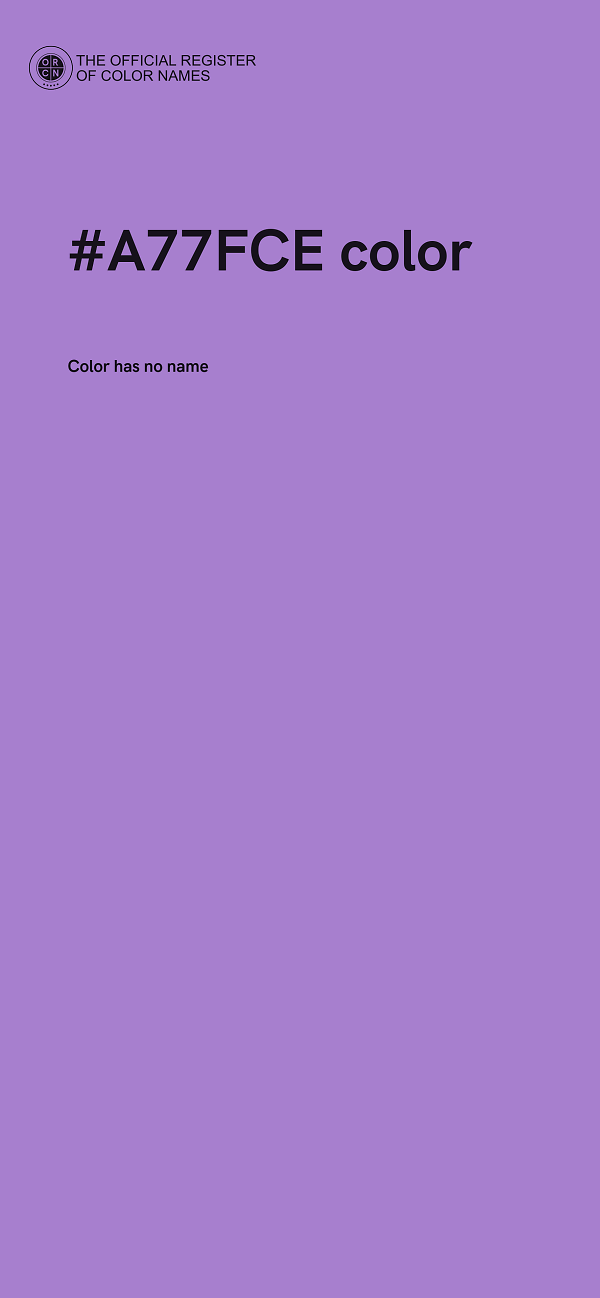 #A77FCE color image