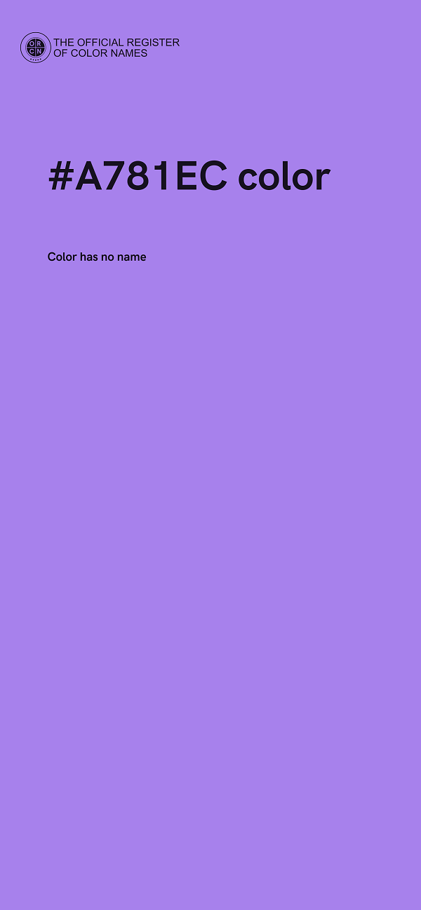 #A781EC color image