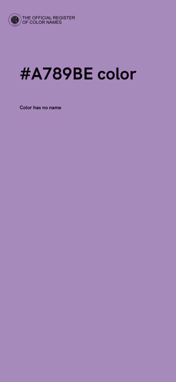 #A789BE color image