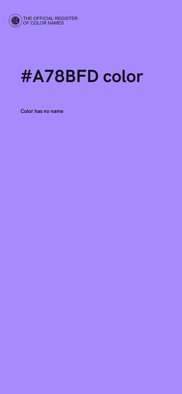 #A78BFD color image