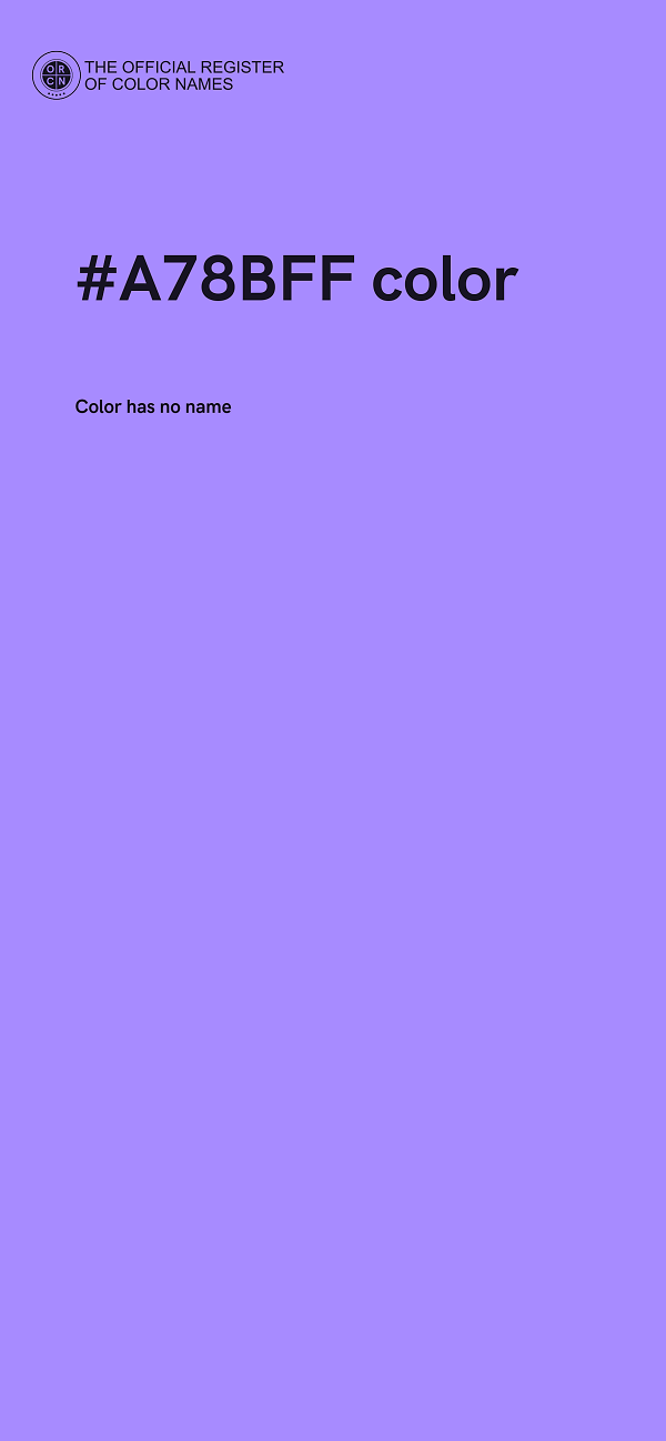 #A78BFF color image