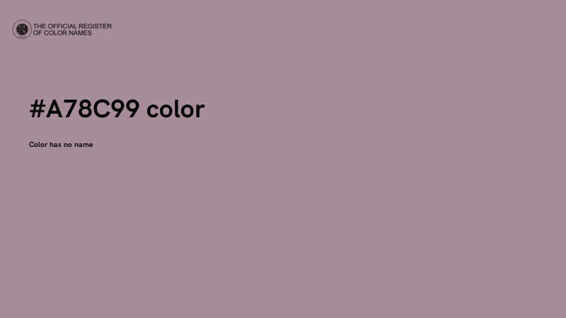#A78C99 color image