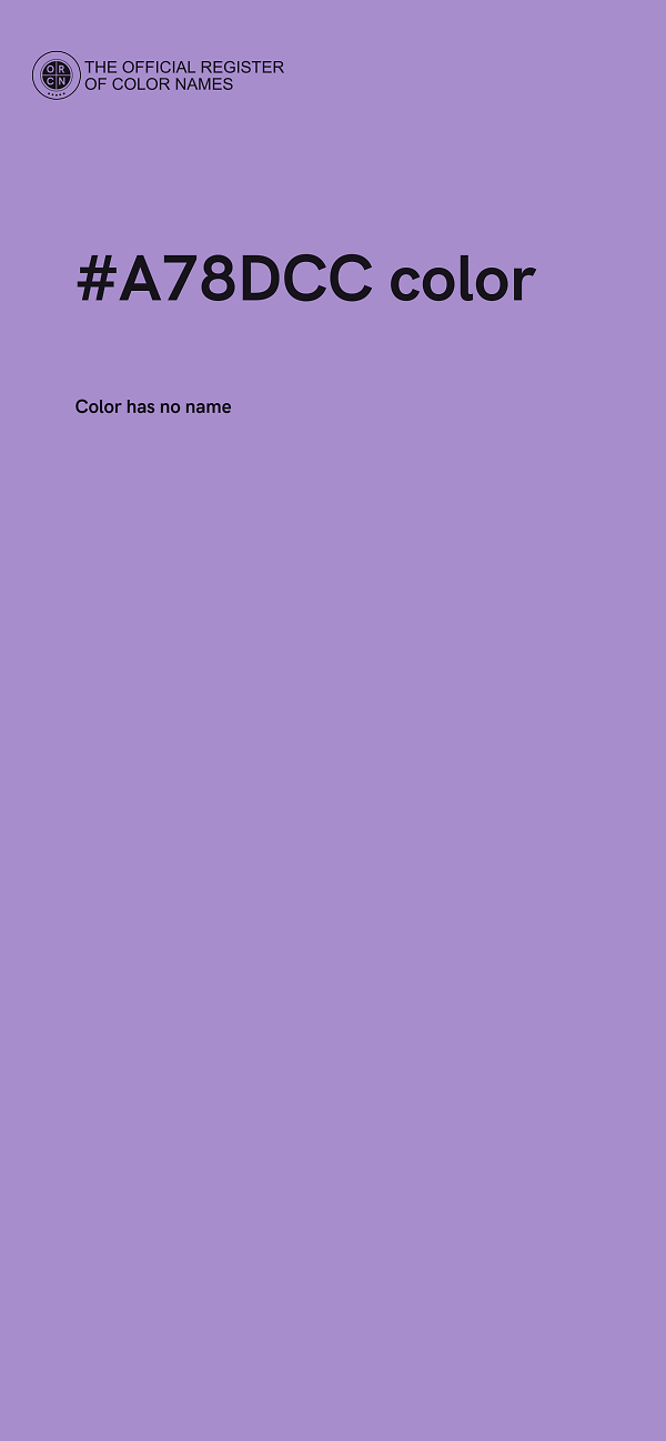 #A78DCC color image
