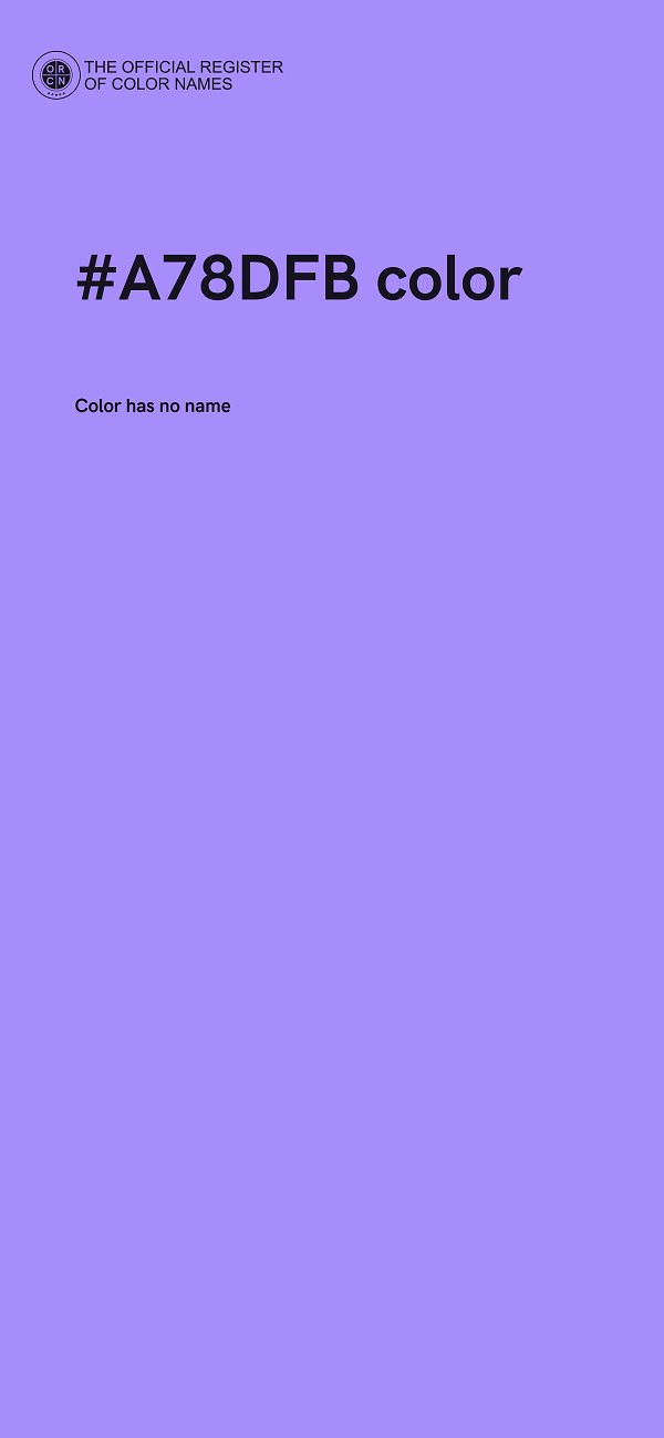 #A78DFB color image