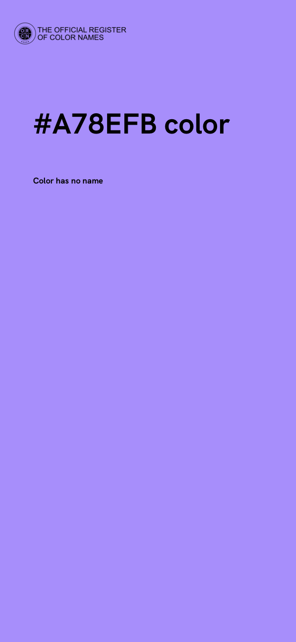 #A78EFB color image