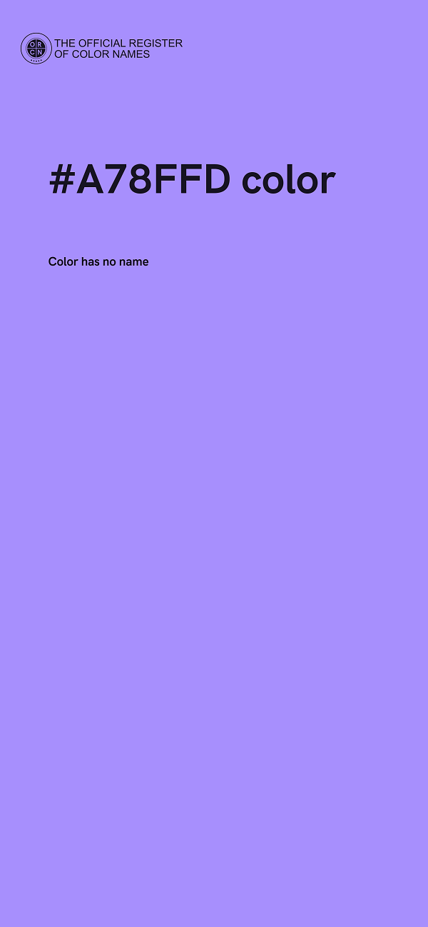 #A78FFD color image