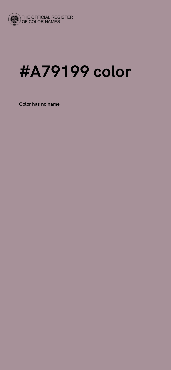 #A79199 color image