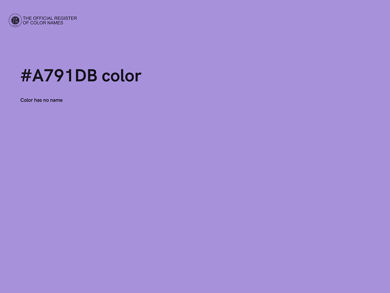 #A791DB color image