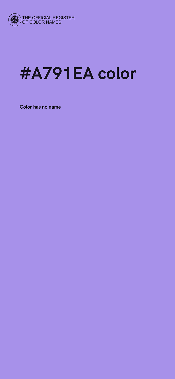 #A791EA color image