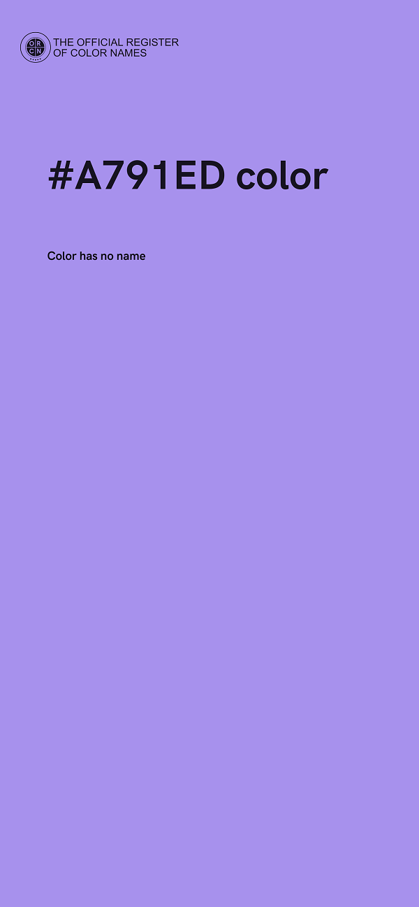 #A791ED color image