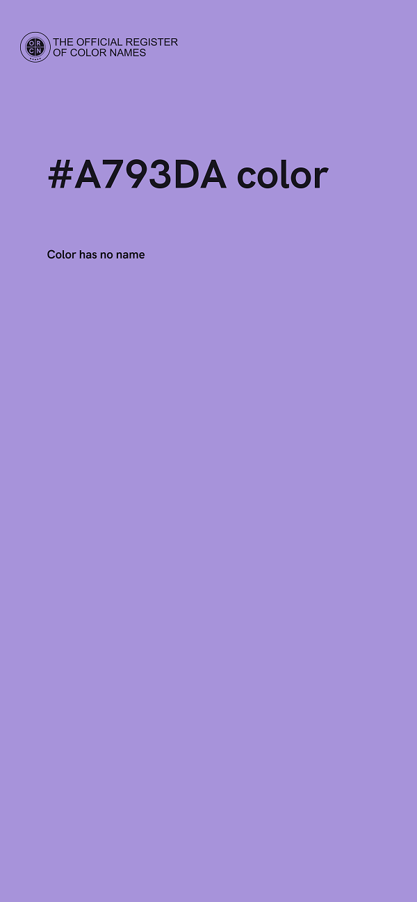 #A793DA color image