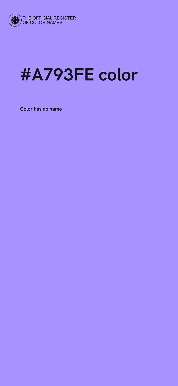 #A793FE color image