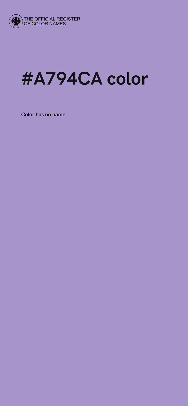 #A794CA color image