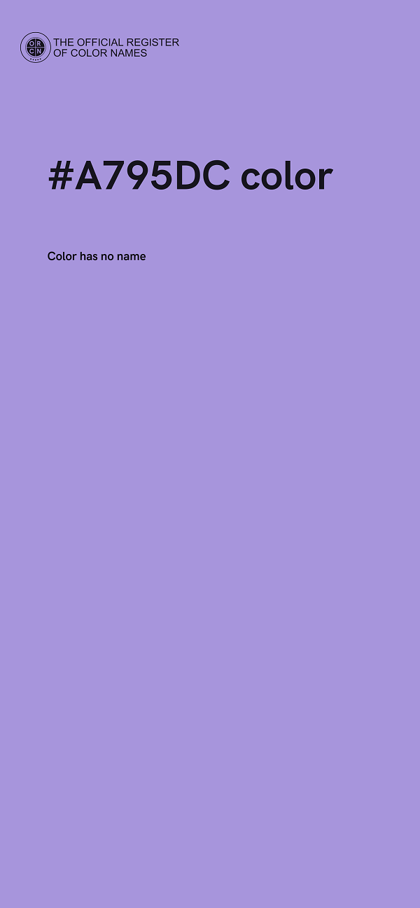 #A795DC color image