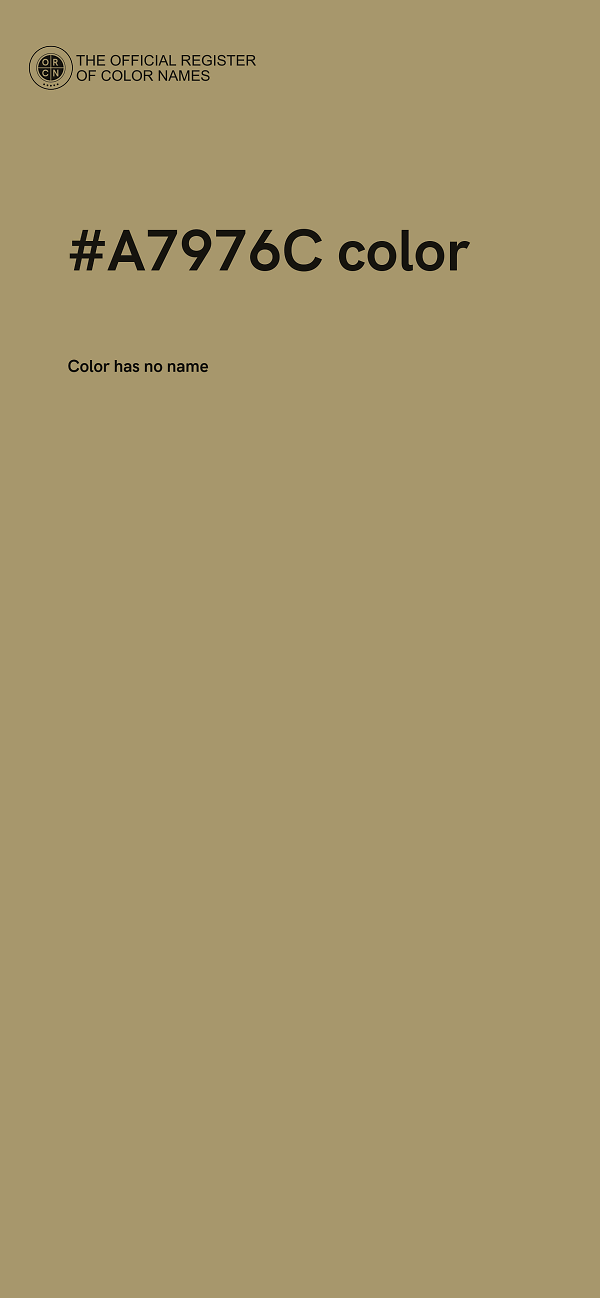 #A7976C color image