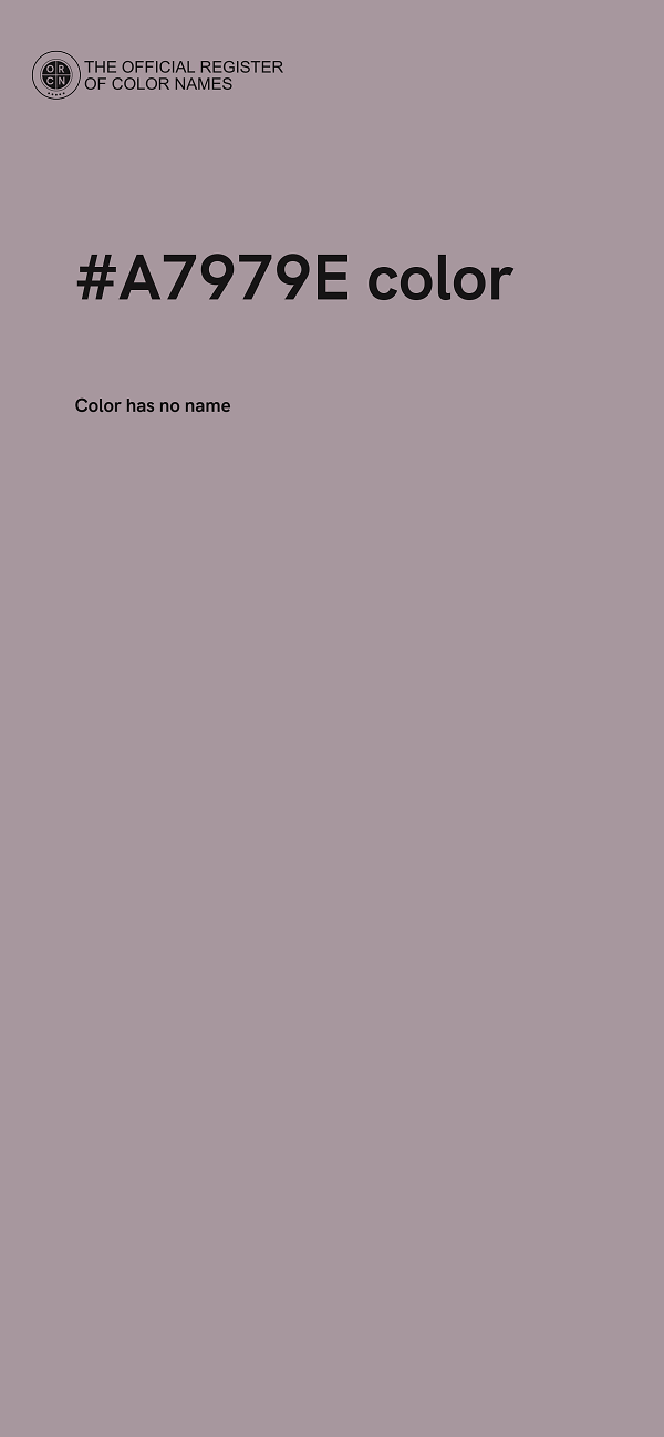 #A7979E color image