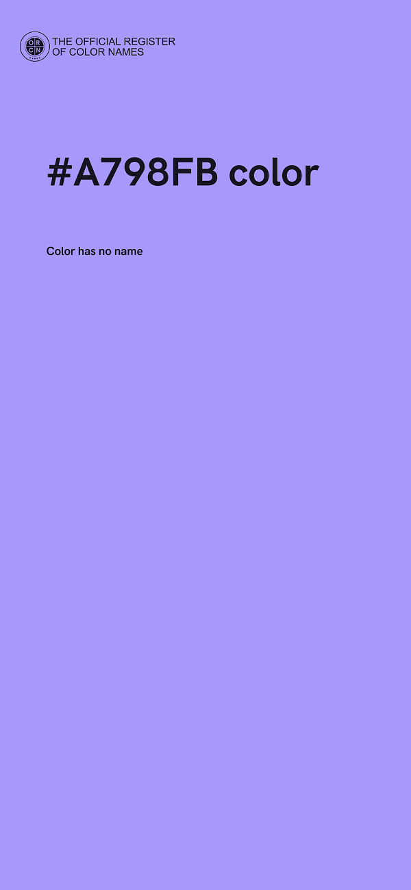 #A798FB color image