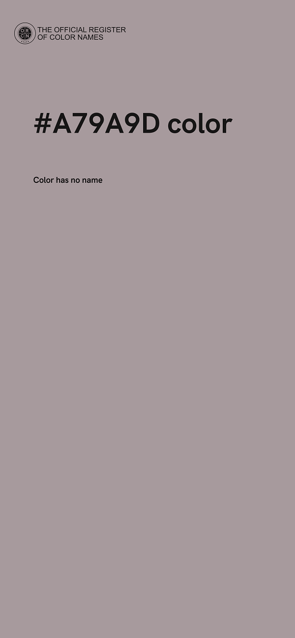 #A79A9D color image