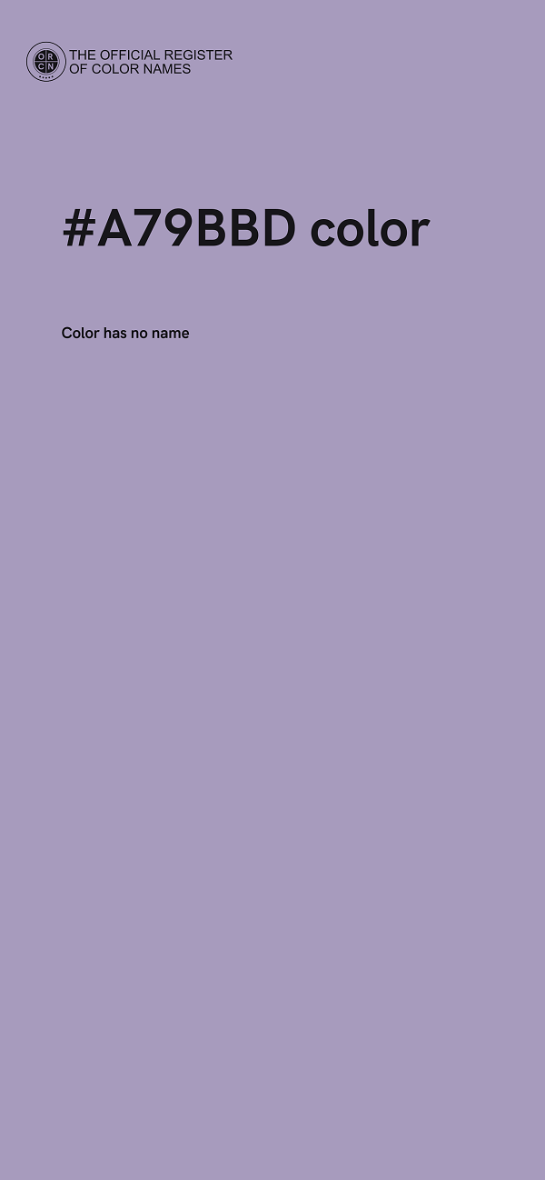 #A79BBD color image