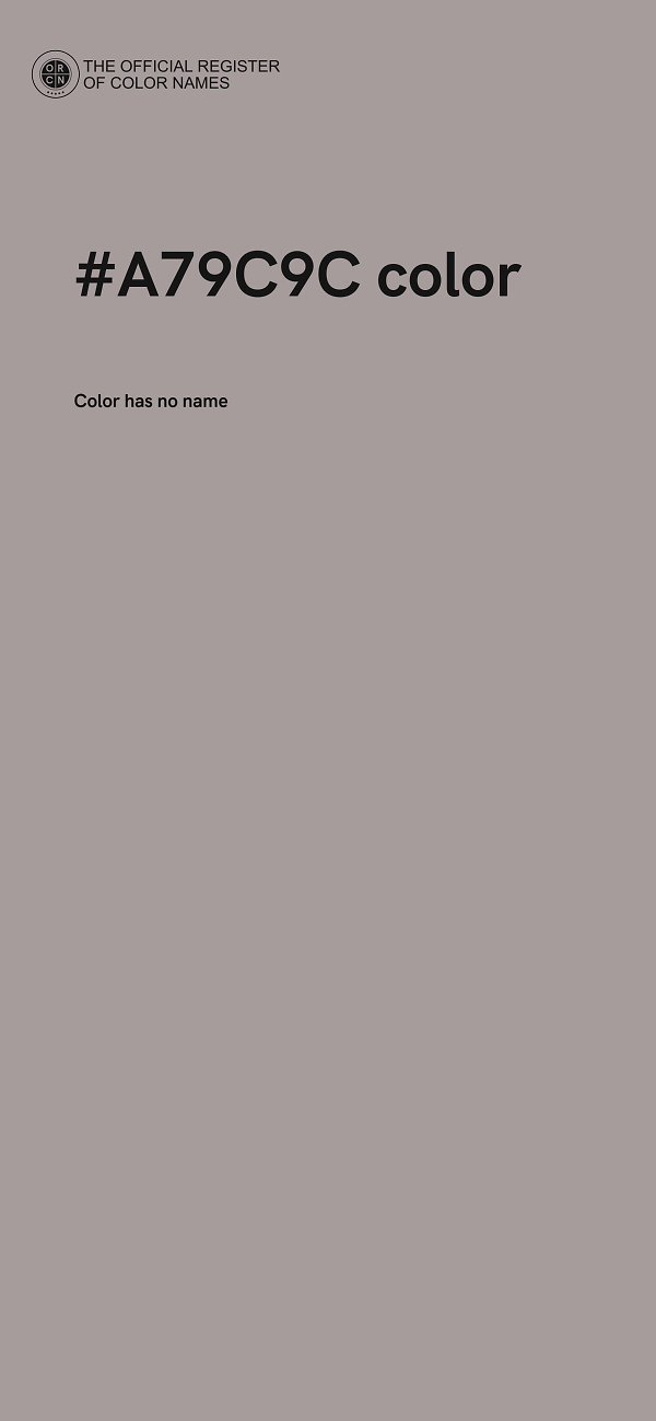 #A79C9C color image