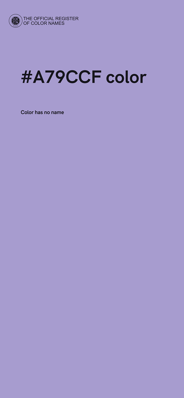 #A79CCF color image