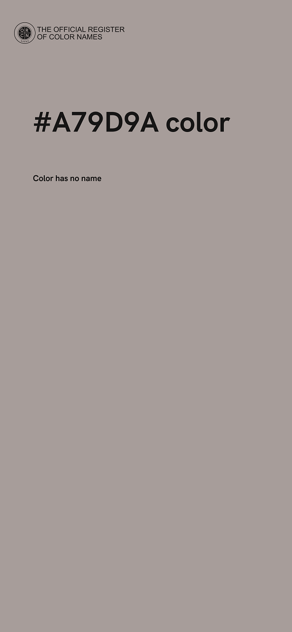 #A79D9A color image
