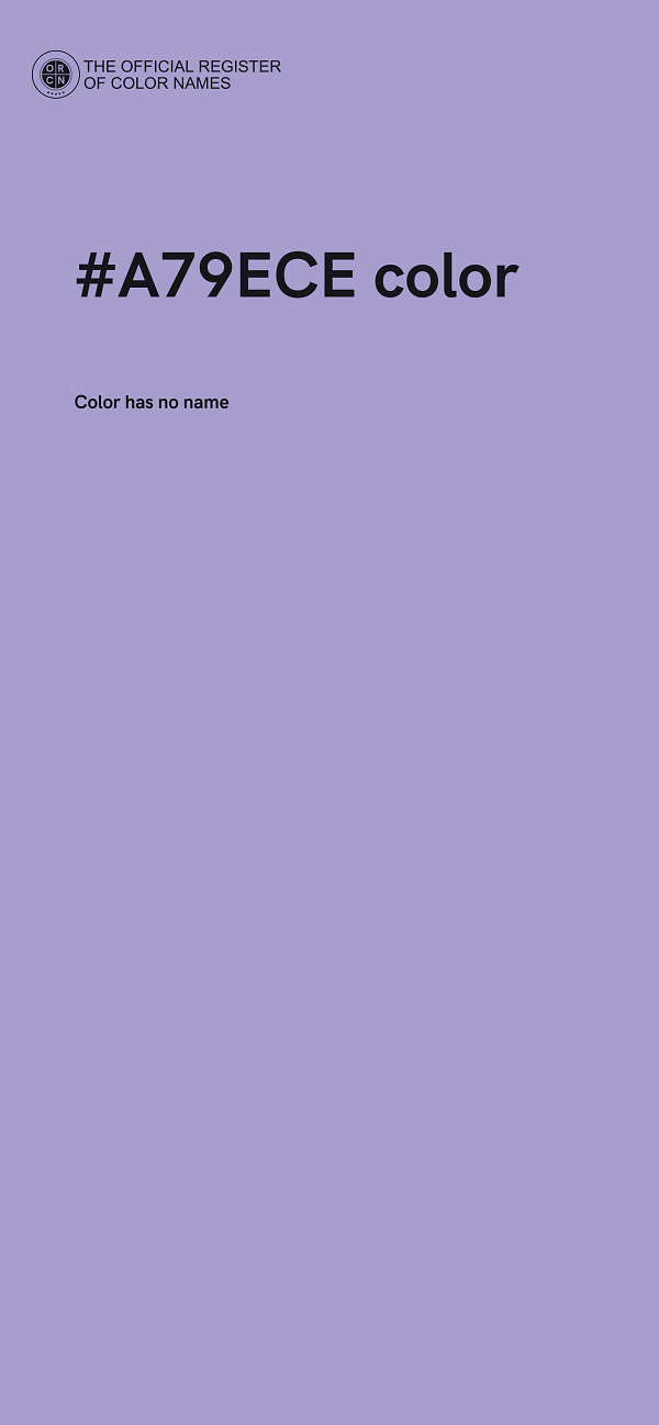 #A79ECE color image