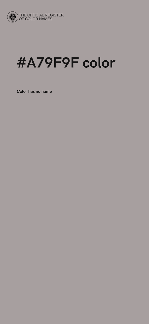 #A79F9F color image