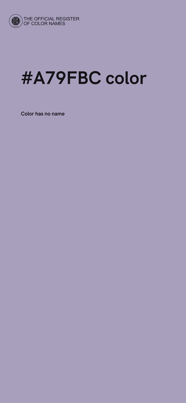 #A79FBC color image