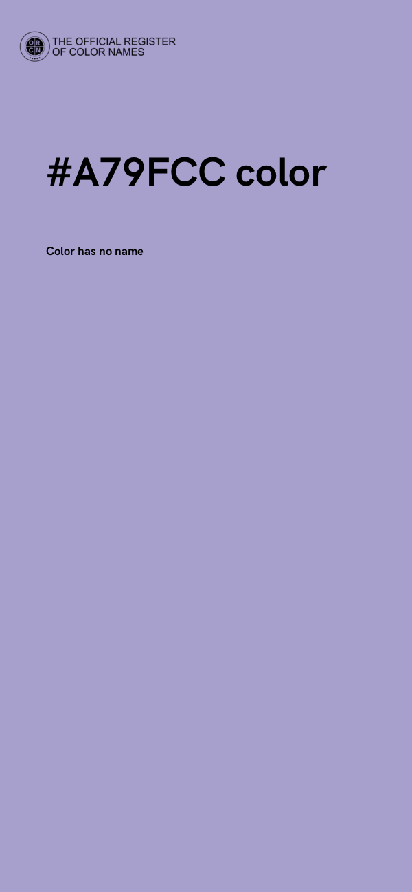 #A79FCC color image