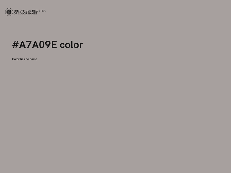 #A7A09E color image