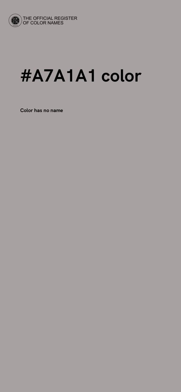 #A7A1A1 color image