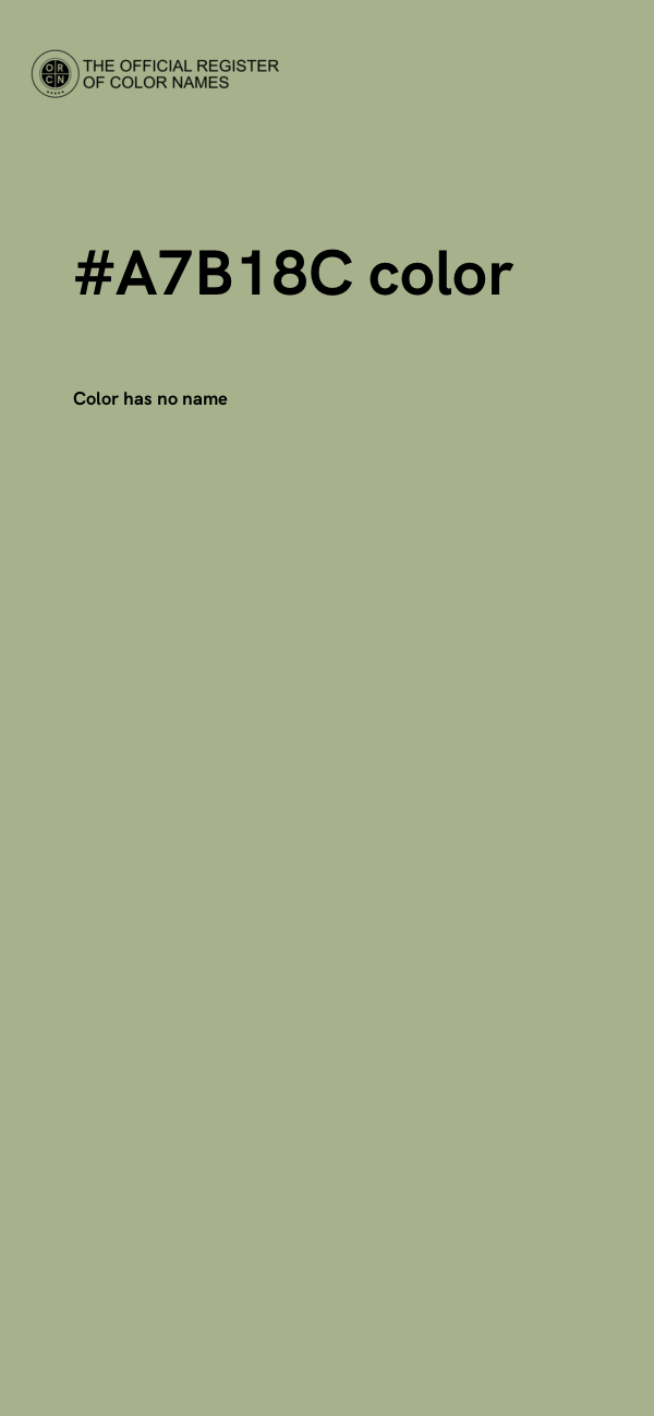 #A7B18C color image