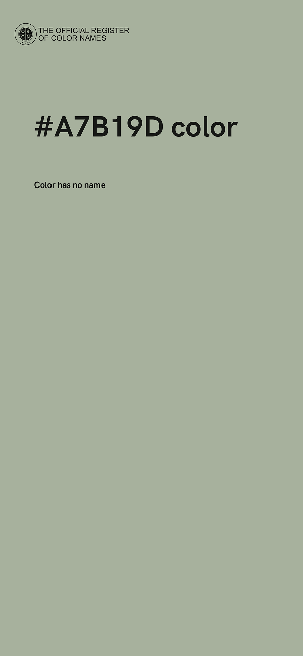 #A7B19D color image