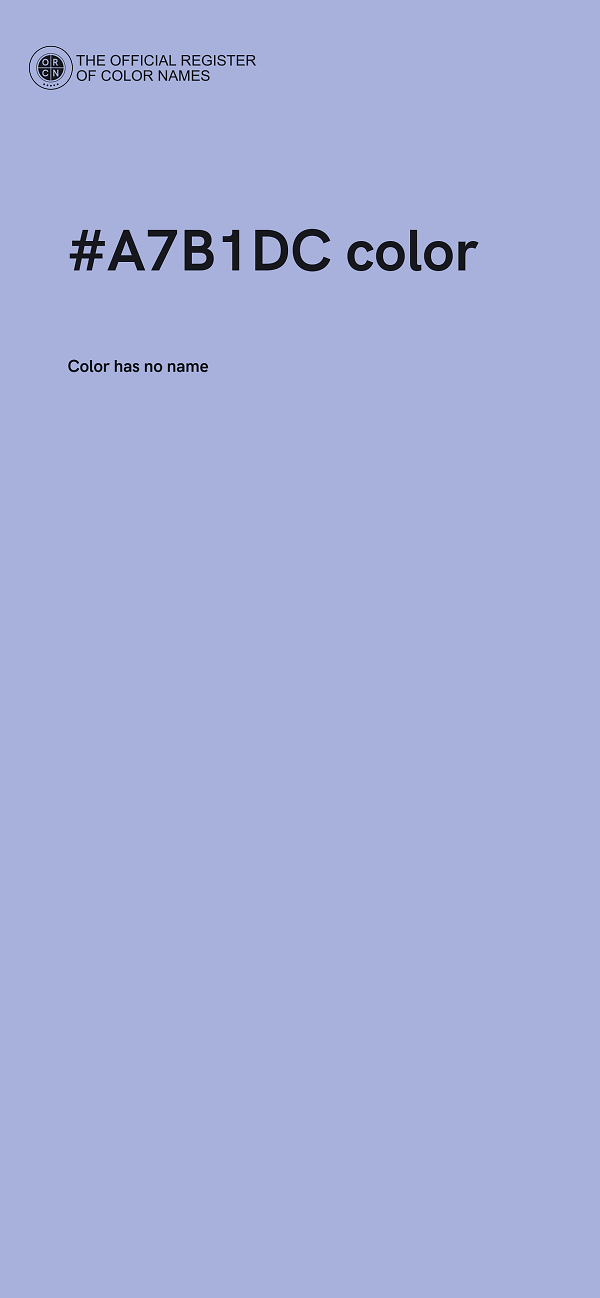 #A7B1DC color image