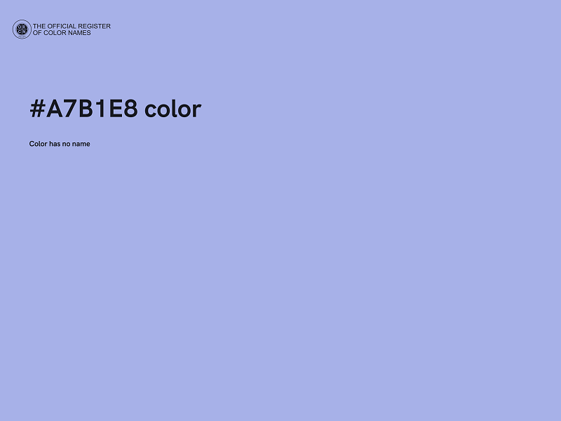 #A7B1E8 color image