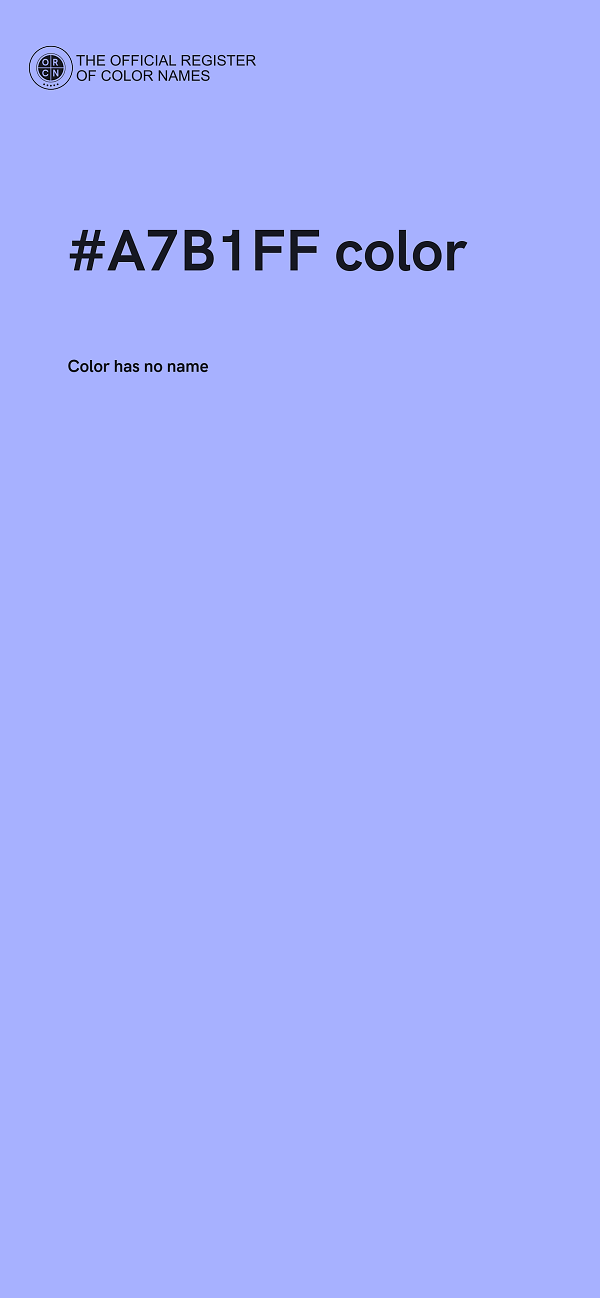 #A7B1FF color image
