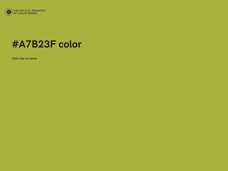 #A7B23F color image