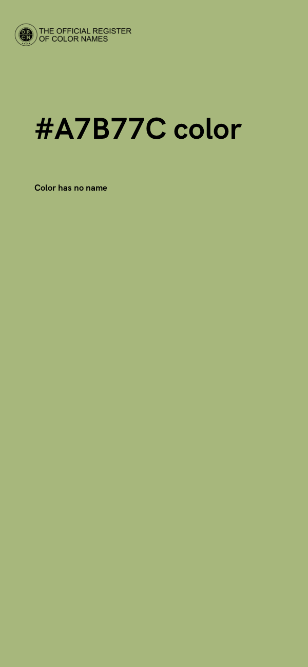 #A7B77C color image