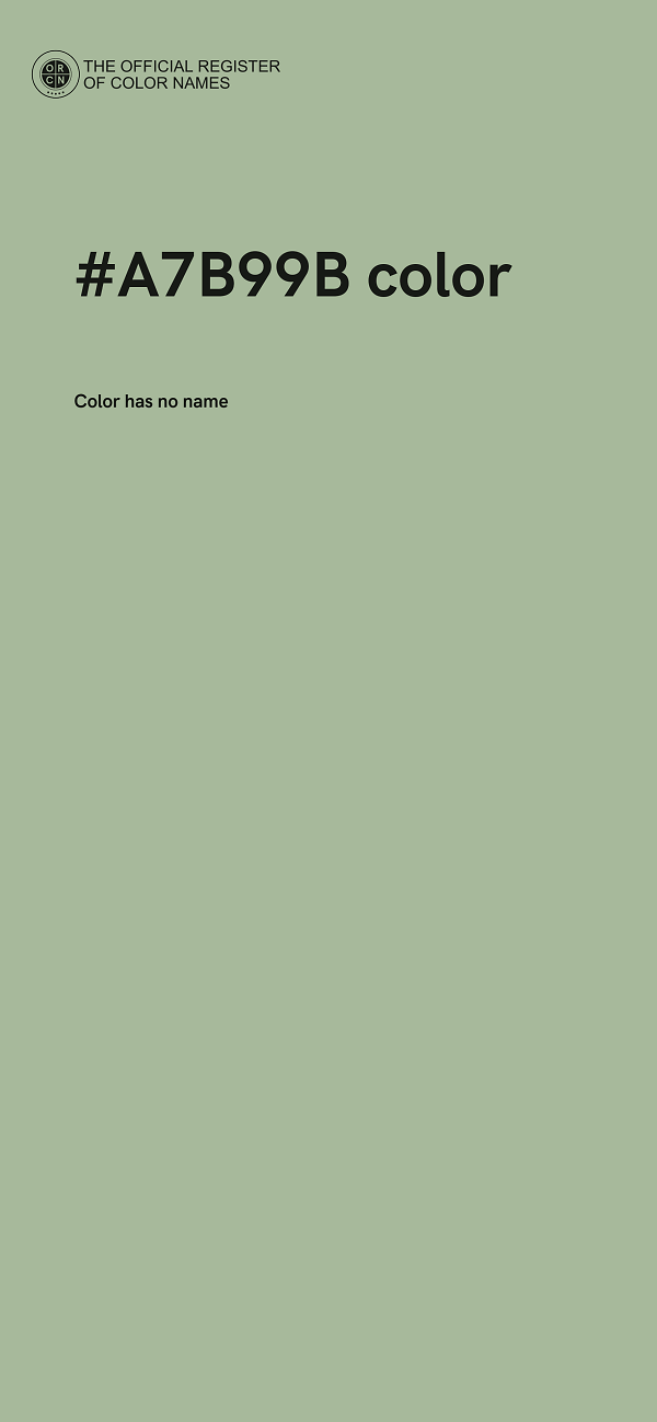 #A7B99B color image