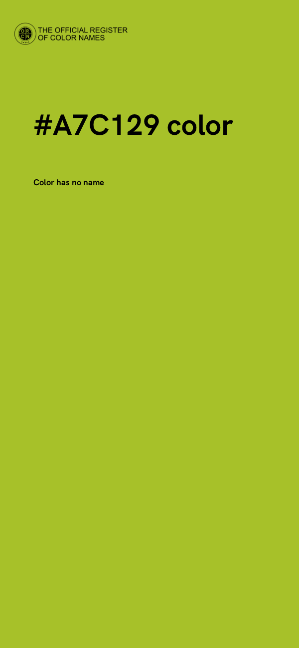 #A7C129 color image