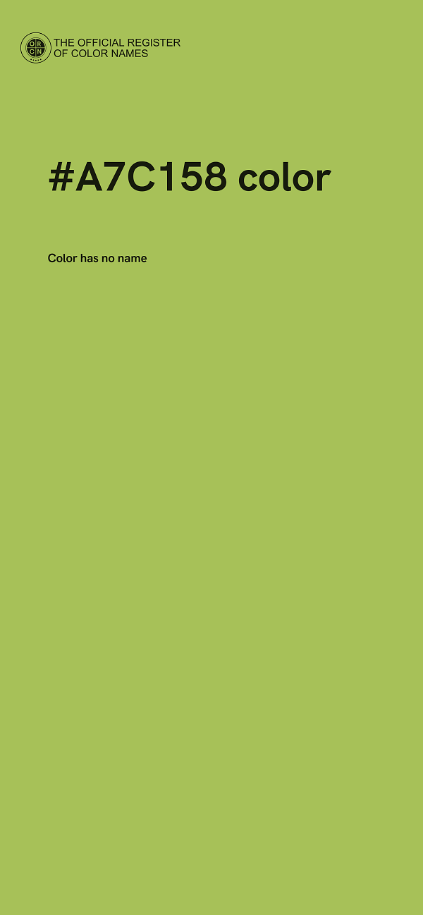 #A7C158 color image