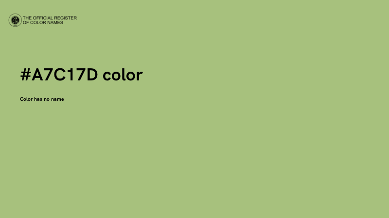 #A7C17D color image