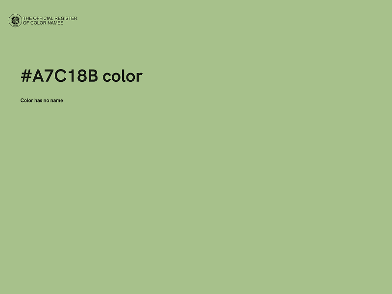 #A7C18B color image