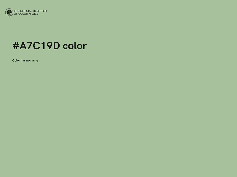 #A7C19D color image