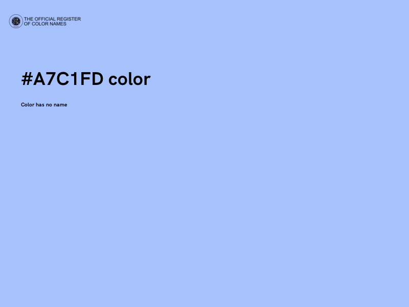 #A7C1FD color image