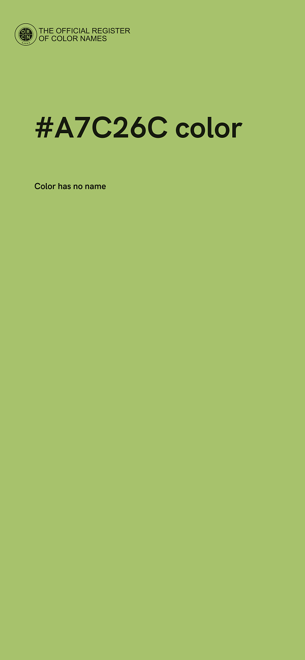 #A7C26C color image